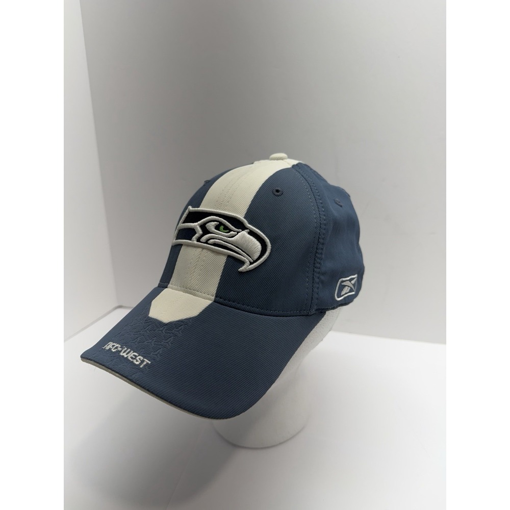 SEATTLE SEAHAWKS Hat Reebok NFL Equipment Authentic Sideline One Size Flex Fit